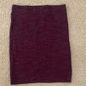 LOFT Knit Burgundy Women's Skirt
